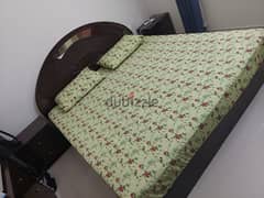 king size bed,mattress, 2 no of side table,dressing table,Study Table