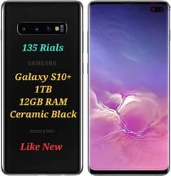Galaxy S10 plus 1tb ceramic Black Like NEW