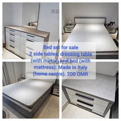 REDUCED PRICE now 160 omr, expat sell FULL bedset. pick up end JUNE.