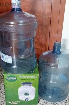 water dispenser and Oasis bottles