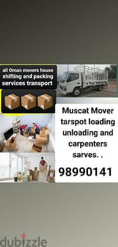 q Muscat Mover tarspot loading unloading and carpenters sarves.