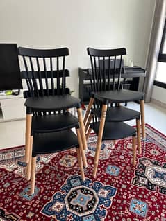 Ikea dining chairs (6 pieces)