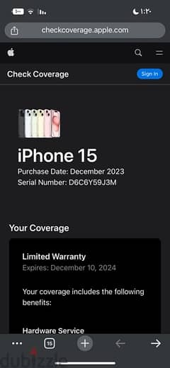 iPhone 15 BLACK 128 GB