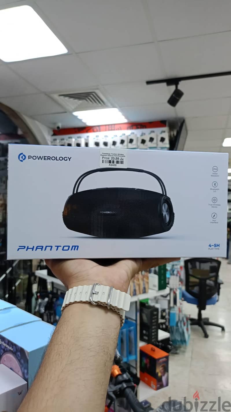 Powerology Phantom Wireless Bluetooth Speaker - Brand New 0