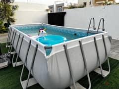 Bestesy portable above ground swimming pool