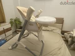 Baby chair with electric swing