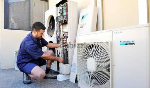 ac water leaking repairing fixing تصليح قطرماي مركزى عادى مكيفات