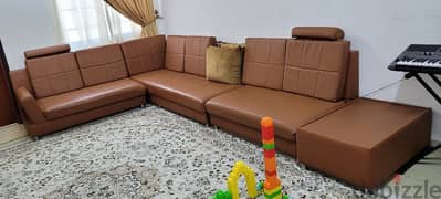 L shape Sofa set with centre table