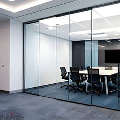 room and your office glass partition