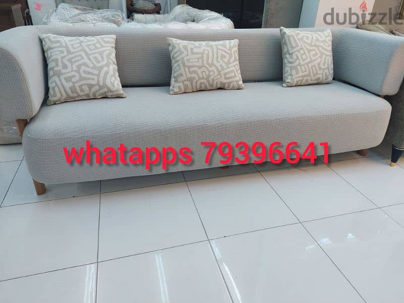 SPECIAL OFFER NEW MODEL SOFA 3 SEATER WITHOUT DELIVERY 85 RIAL 0