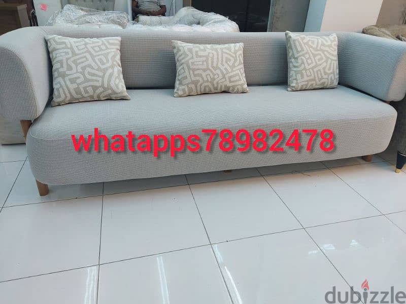 SPECIAL OFFER NEW MODEL SOFA 3 SEATER WITHOUT DELIVERY 85 RIAL 2