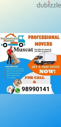 e Muscat Mover tarspot loading unloading and carpenters sarves.