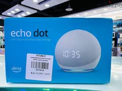 Amazon Echo dot 4th generation smart speaker with clock
