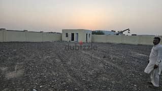 industrial corner land for rent 1500 mtr soharارض زاوية صناعية للايجار