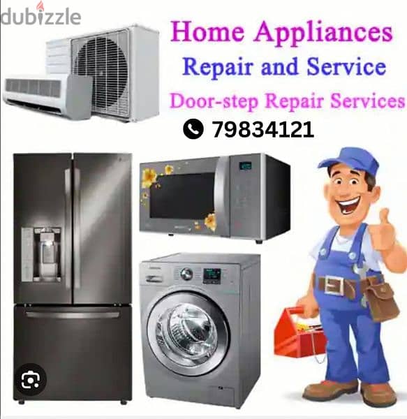 Maintenance Ac Automatic washing machines and REFRIGERATORs. 002 0