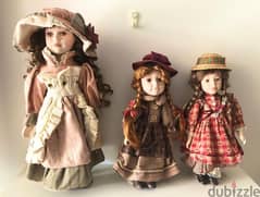 classic porcelain Dolls. Hand made, some from UK, some from China. 0