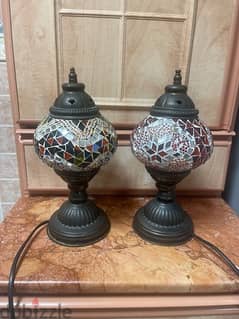 2 turkish lamp