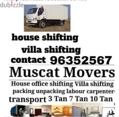 mover and packer traspot service all oman and