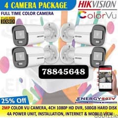 We do all type of CCTV Cameras 
HD Turbo Hikvision Cameras 
Bullet 6