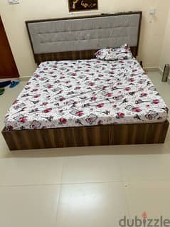 double bed with mattresses Al raha
