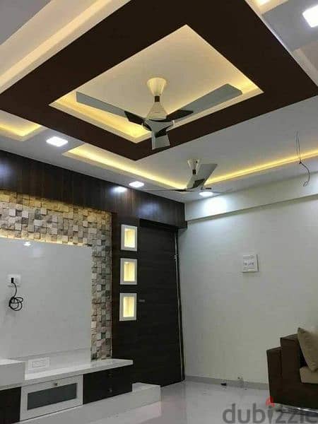 Decor Gypsum board and paint work 3