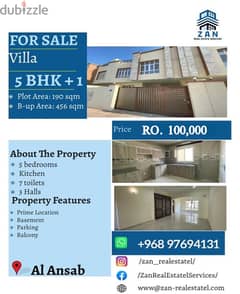For Sale villa at Al Ansab 0