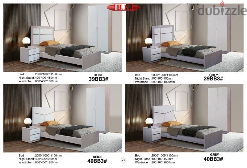 single Bed Room Set 100x200 with mattress 0