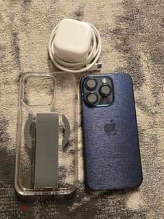 iPhone 15 Pro 256gb blue Titanium almost new condition