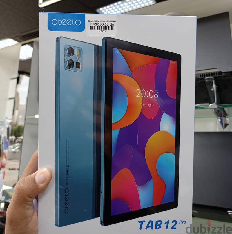 Oteeto Tablet 12 Pro 8GB Ram 512GB Storage (Brand New) 0