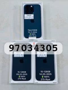 iPhone 15pro128gb 13-11-2024 apple warranty 100% battery health