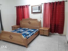 Furnished/ unfurnished rooms 120 and studio 1bhk 200 rials in Ghubra