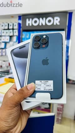 iphone 15 pro max 512gb Blue titanium with apple warranty 100%