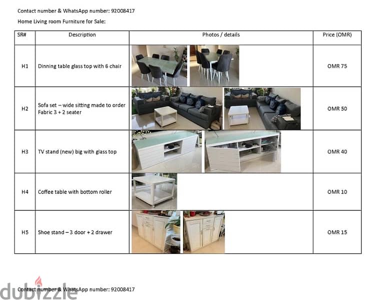 Furniture and Appliances 1