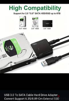 USB 3.0 To SATA Cable Hard Drive Adapter