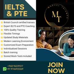 IELTS/PTE AND SPOKEN ENGLISH training