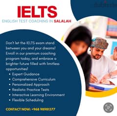 IELTS IN SALALAH- JOIN AND LEARN TODAY FOR A BETTER FUTURE