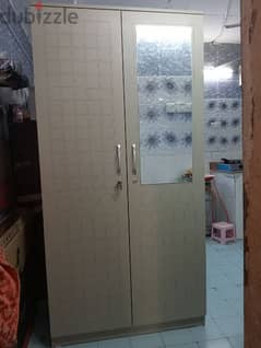 Al Raha cupboard and single wide bed with mattress