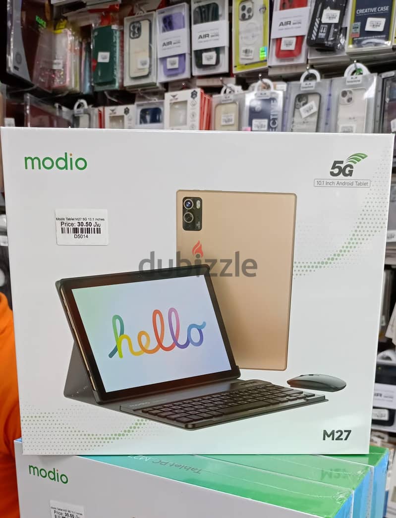 Modio Tablet M27 5G 10.1" inch 8GB Ram 256GB Storage 0