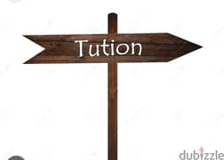Tution available for all subjects from grade 1 to 10