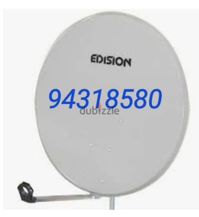 dish fixing receiver fixing and LED fixing