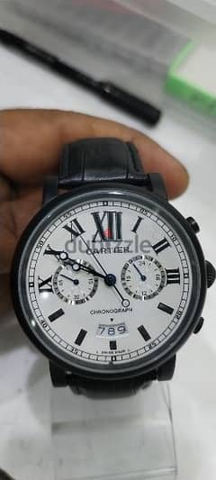 cartier master copy with chronograph