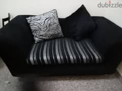 sofa, queen size bed& baby cot