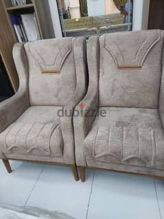 Single sofa without delivery 2 pieces 65 rial