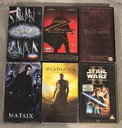 6 VHS movies
