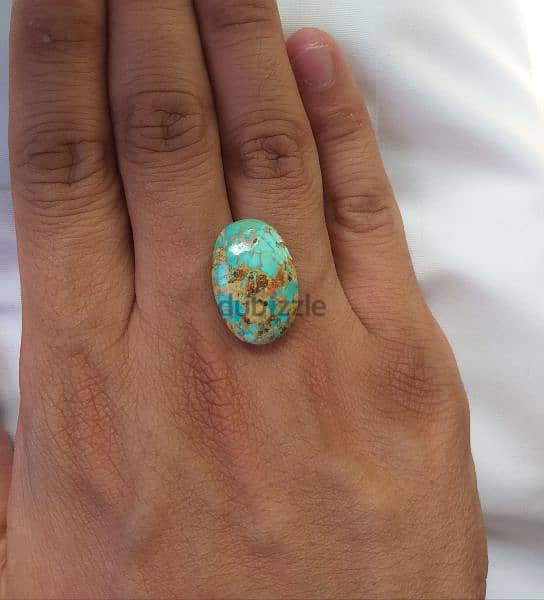 فيروز نيشابوري أصل طبيعي natural nishapuri turquoise feroza 4