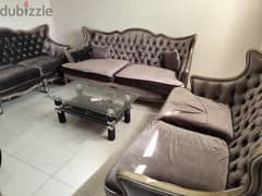 sofa, king size bed, dressing table etc