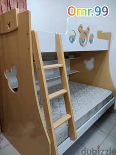 Bunk bed with mattress in excellent condition