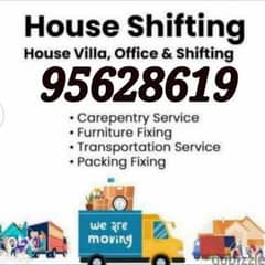 House shiffting villa falet office shifftin furniture fixing transport