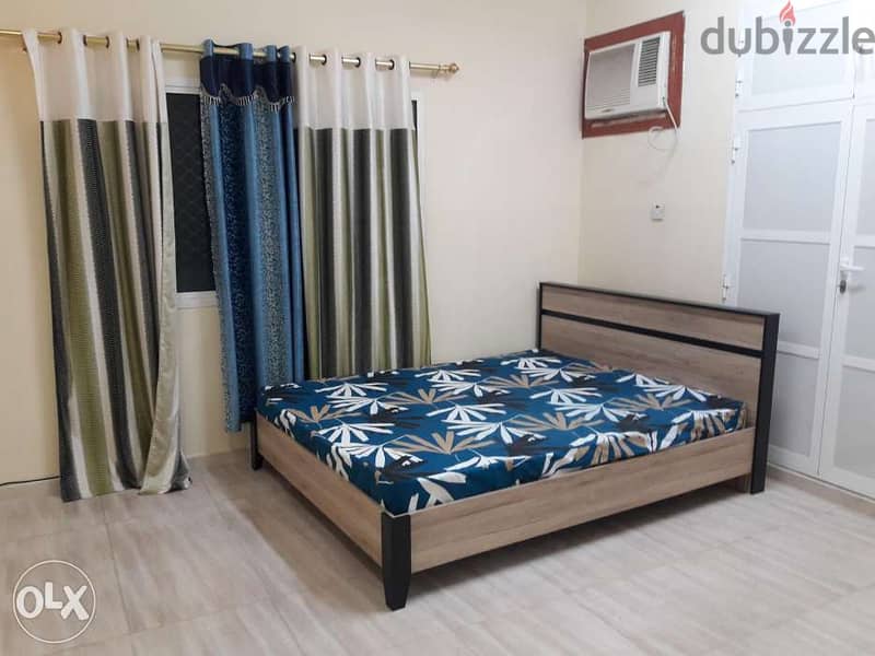 Furnished rooms studi 1bhk Noor / Makkah hypermkt ghubra lulu Just 120 0