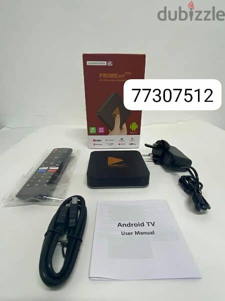 Tv Box with Bluetooth Remote and One year subscription 0